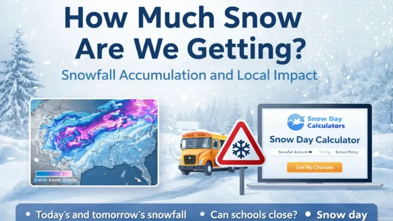 How Much Snow Are We Getting