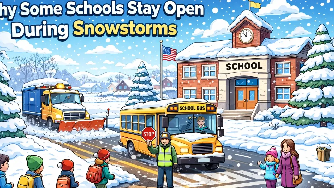 Why Some Schools Stay Open During Snowstorms