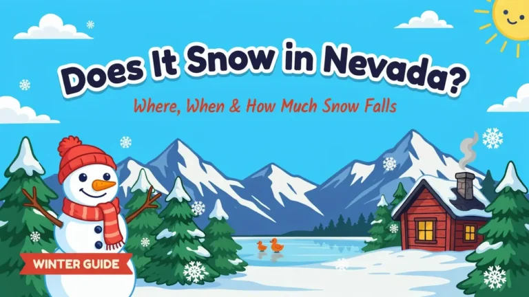 Does It Snow in Nevada Where, When and How Much Snow Falls