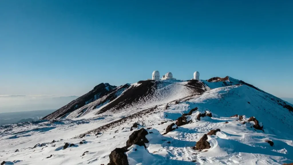 Snow on Mauna Kea