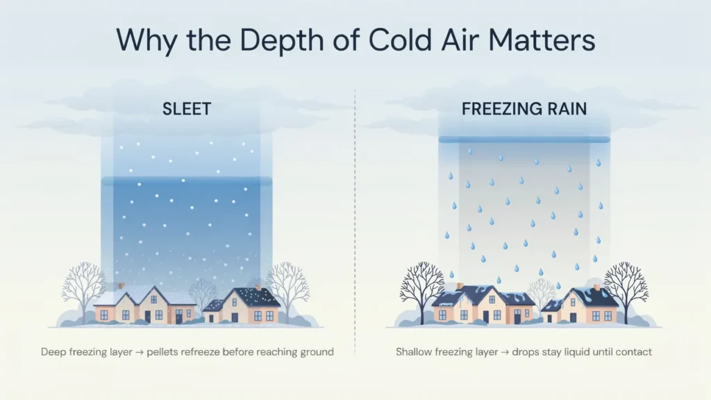 Why the Depth of Cold Air Matters